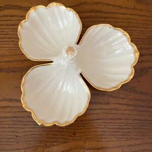 Antique gold rimmed lenox Dish